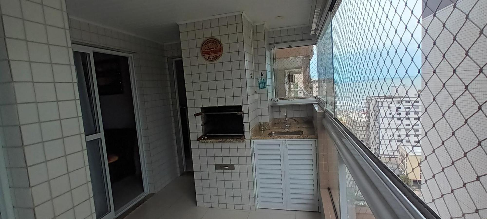 Apto Com Sacada Gourmet Vista Mar Praia Grande  Exterior foto